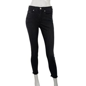 AYR Women's size 27 The CHILLER Denim Jeans Skinny ankle fray crop